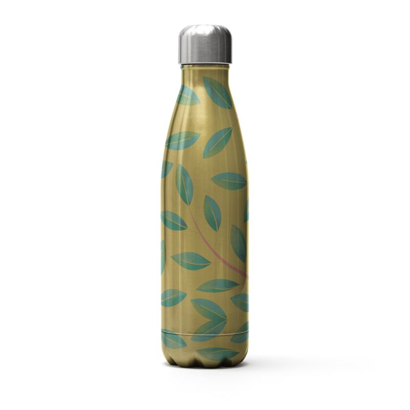 Leaves Stainless Steel Thermal Bottle