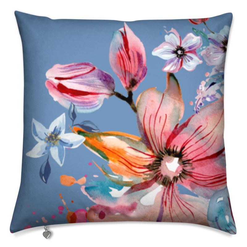 Summer Blue Designer Pillow