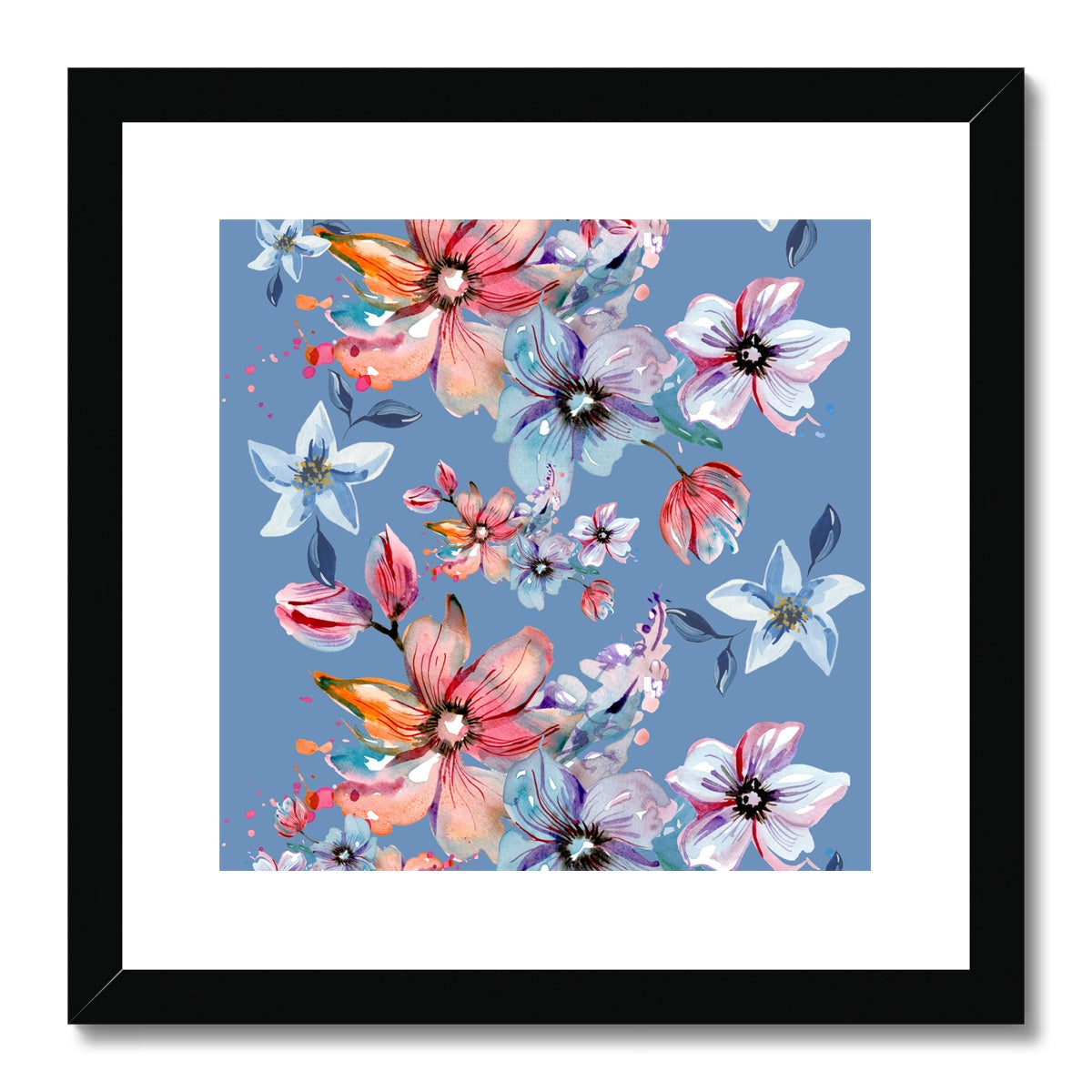 Summer Blue Framed & Mounted Print