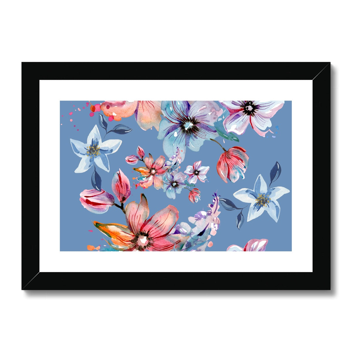 Summer Blue Framed & Mounted Print