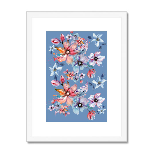 Summer Blue Framed & Mounted Print