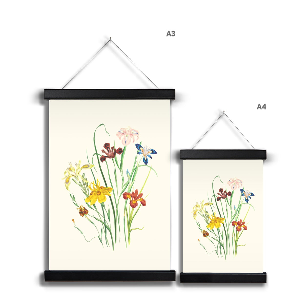 Wildflowers Fine Art Print with Hanger