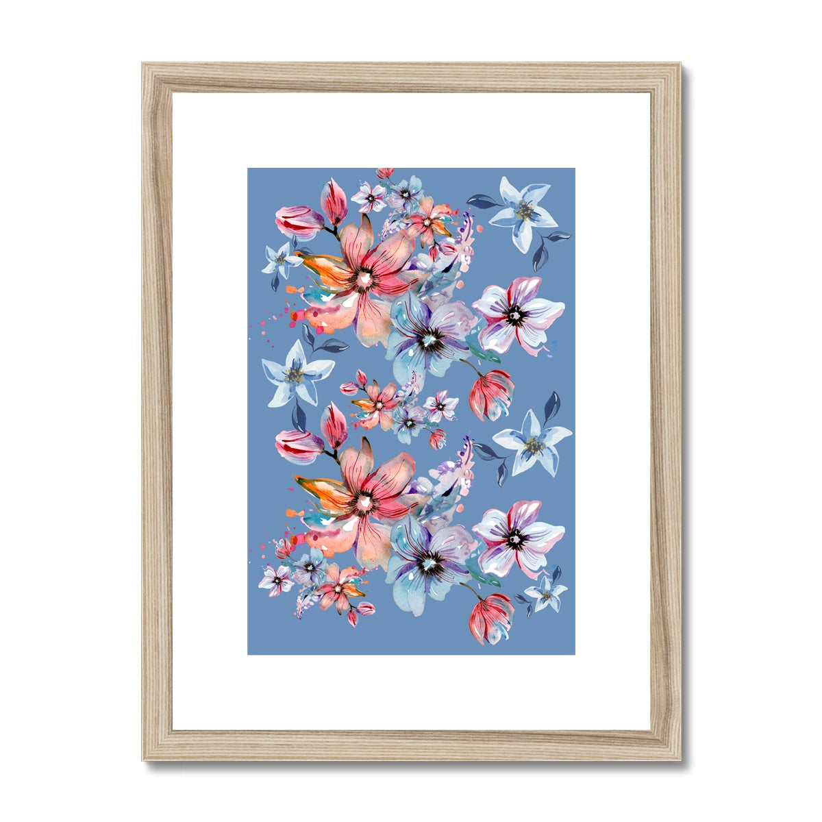 Summer Blue Framed & Mounted Print