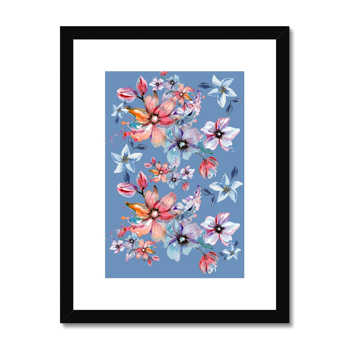 Summer Blue Framed & Mounted Print