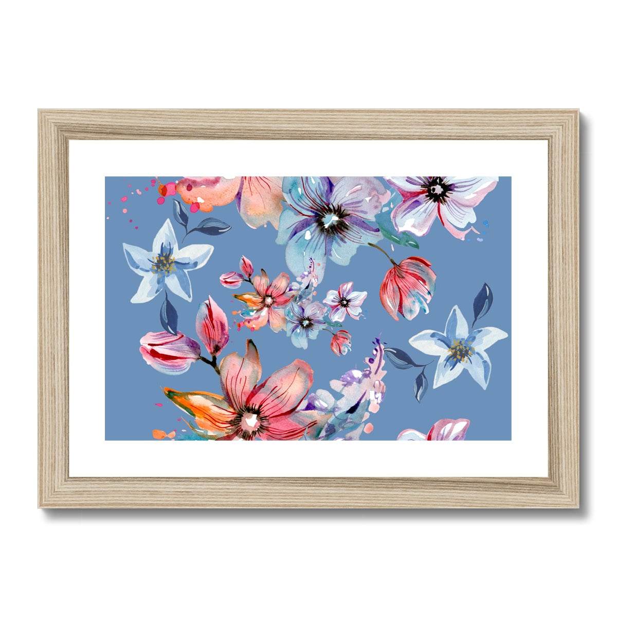 Summer Blue Framed & Mounted Print