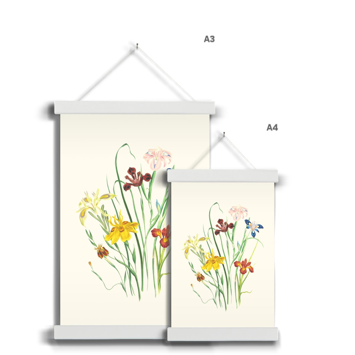 Wildflowers Fine Art Print with Hanger